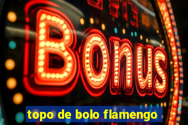 topo de bolo flamengo